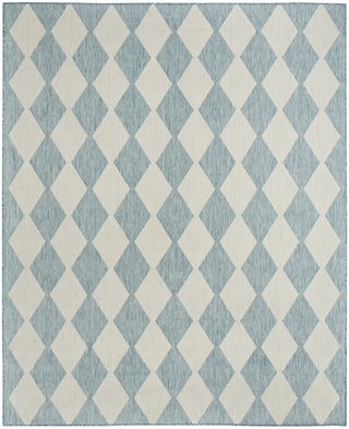 Nourison Positano POS04 Aqua Area Rug 