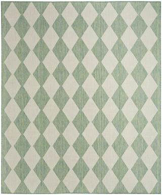 Nourison Positano POS04 Blue Green Area Rug 
