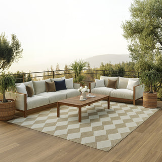 Nourison Positano POS04 Jute Area Rug Corner Image