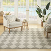 Nourison Positano POS04 Light Grey Area Rug Room Image Feature