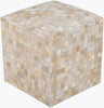 Surya Appalachian POUF-239 Ivory Furniture Pouf main image