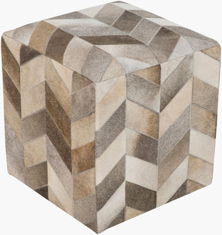 Surya Appalachian POUF-242 Ivory Furniture Pouf main image