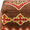 Livabliss Frontier POUF-19 Rust Pouf Corner Shot