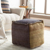 Jill Rosenwald X Surya Fallon POUF-24 Beige Pouf main image