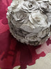 Surya Felted Floral POUF-28 Beige Pouf main image