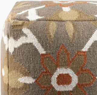 Livabliss Frontier POUF-33 Olive Pouf Corner Shot