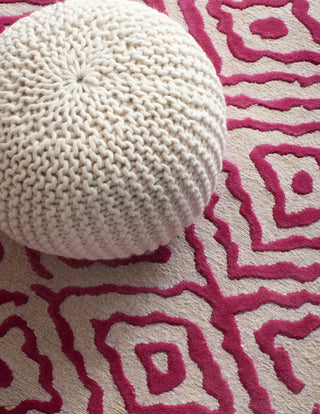 Surya DeSoto POUF-78 Tan Pouf main image