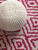 Surya DeSoto POUF-78 Tan Pouf Style Shot Feature