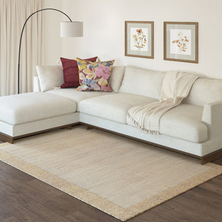 LR Home Prairie 82664 Natural Area Rug Lifestyle Image