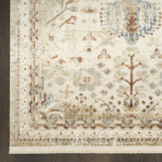 Nourison Pardis PRD01 Ivory Rust Area Rug Detail Image