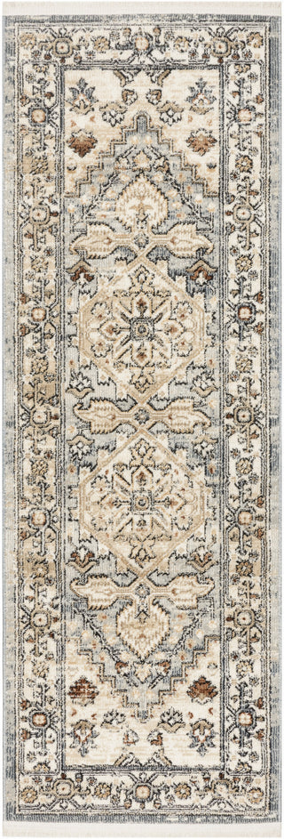 Nourison Pardis PRD02 Blue Taupe Area Rug Main Image