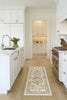 Nourison Pardis PRD02 Ivory Taupe Area Rug Corner Image