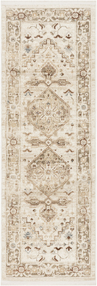 Nourison Pardis PRD02 Ivory Taupe Area Rug Main Image