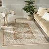 Nourison Pardis PRD04 Rust Area Rug Corner Image