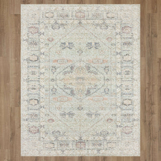 Karastan Zula Prieska Light Teal Area Rug