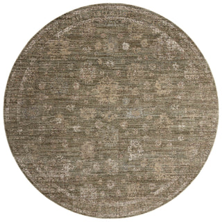 Loloi Priscilla PRL-02 Olive/Sand Area Rug Round Image