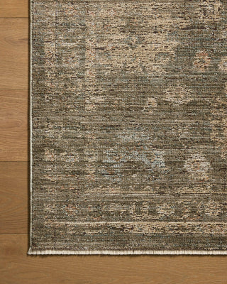 Loloi Priscilla PRL-02 Olive/Sand Area Rug Corner Image