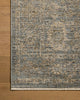 Loloi Priscilla PRL-03 Blue/Sand Area Rug Corner Image