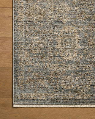 Loloi Priscilla PRL-03 Blue/Sand Area Rug Corner Image