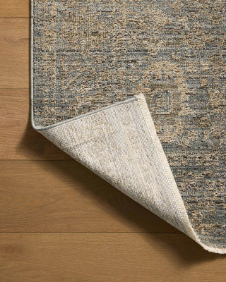 Loloi Priscilla PRL-03 Blue/Sand Area Rug Backing Image