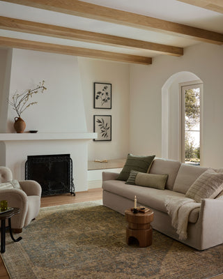 Loloi Priscilla PRL-04 Blue/Bark Area Rug Lifestyle Image Feature