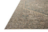 Loloi Priscilla PRL-04 Blue/Bark Area Rug Corner Image