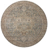 Loloi Priscilla PRL-04 Blue/Bark Area Rug Round Image