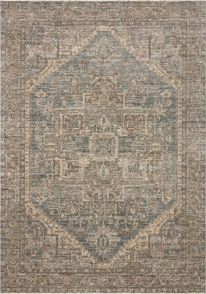 Loloi Priscilla PRL-04 Blue/Bark Area Rug main image