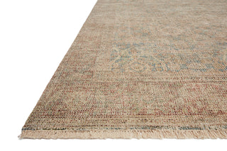 Loloi Priya PRY-06 Denim / Rust Area Rug Corner Image
