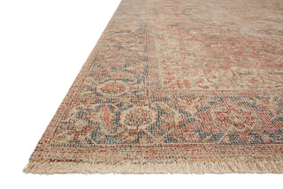 Loloi Priya PRY-07 Brick / Navy Area Rug Corner Image