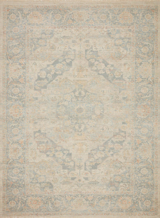 Loloi Priya PRY-08 Bone / Bluestone Area Rug main image