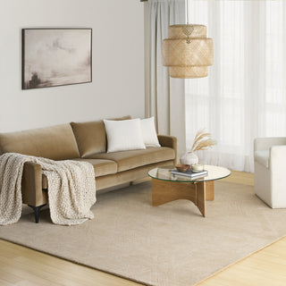 Nourison Pure Patterns PRN01 Camel Area Rug by DKNY Room Scene 3