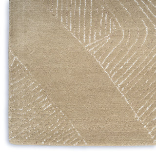 Nourison Pure Patterns PRN01 Camel Area Rug by DKNY Corner Image