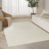 Nourison Pure Patterns PRN01 Ivory Area Rug by DKNY Corner Image