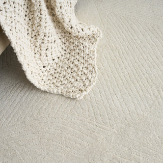 Nourison Pure Patterns PRN01 Ivory Area Rug by DKNY Texture Image