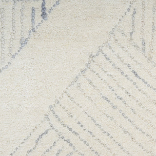 Nourison Pure Patterns PRN01 Ivory Grey Area Rug by DKNY Corner Image