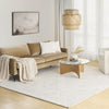 Nourison Pure Patterns PRN01 Ivory Grey Area Rug by DKNY Corner Image