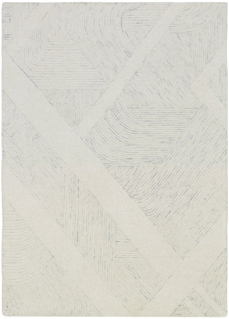 Nourison Pure Patterns PRN01 Ivory Grey Area Rug by DKNY main image