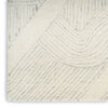 Nourison Pure Patterns PRN01 Ivory Grey Area Rug by DKNY Texture Image