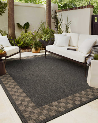 Providence PRC-01 Charcoal/Natural Area Rug by Chris Loves Julia X Loloi Lifestyle Image Feature