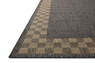 Providence PRC-01 Charcoal/Natural Area Rug by Chris Loves Julia X Loloi Corner Image