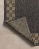 Providence PRC-01 Charcoal/Natural Area Rug by Chris Loves Julia X Loloi Backing Image