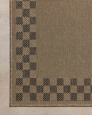 Providence PRC-01 Natural/Charcoal Area Rug by Chris Loves Julia X Loloi Corner Image