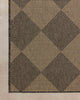 Providence PRC-04 Graphite/Sand Area Rug by Chris Loves Julia X Loloi Corner Image