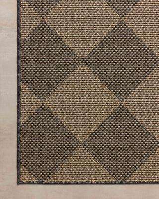 Providence PRC-04 Graphite/Sand Area Rug by Chris Loves Julia X Loloi Corner Image