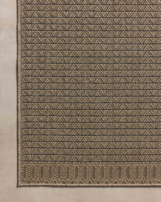 Providence PRC-05 Natural/Graphite Area Rug by Chris Loves Julia X Loloi Corner Image