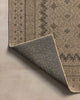Providence PRC-06 Charcoal/Dove Area Rug by Chris Loves Julia X Loloi Backing Image