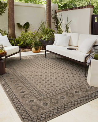 Providence PRC-07 Dove/Charcoal Area Rug by Chris Loves Julia X Loloi Lifestyle Image Feature