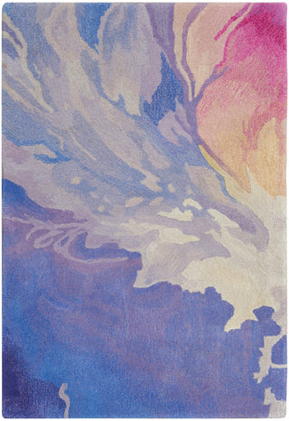 Nourison Prismatic PRS37 Blue Multicolor Area Rug Main Image
