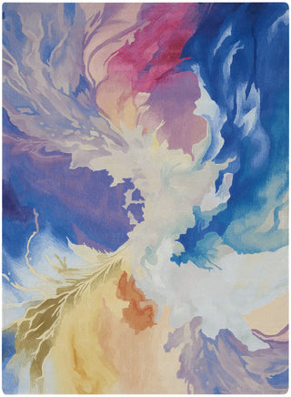Nourison Prismatic PRS37 Blue Multicolor Area Rug Main Image